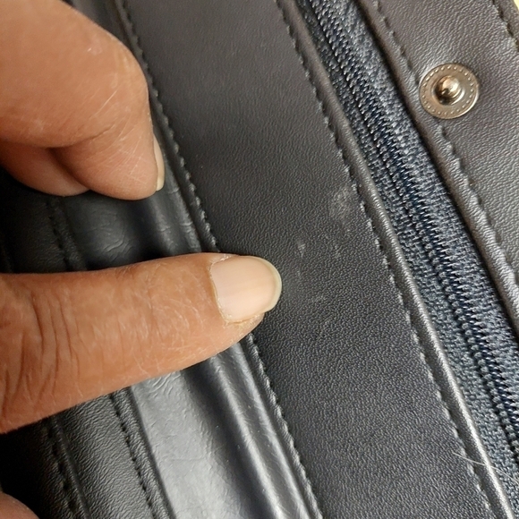 Vintage* Jordache Black Wallet Clutch - Picture 8 of 16